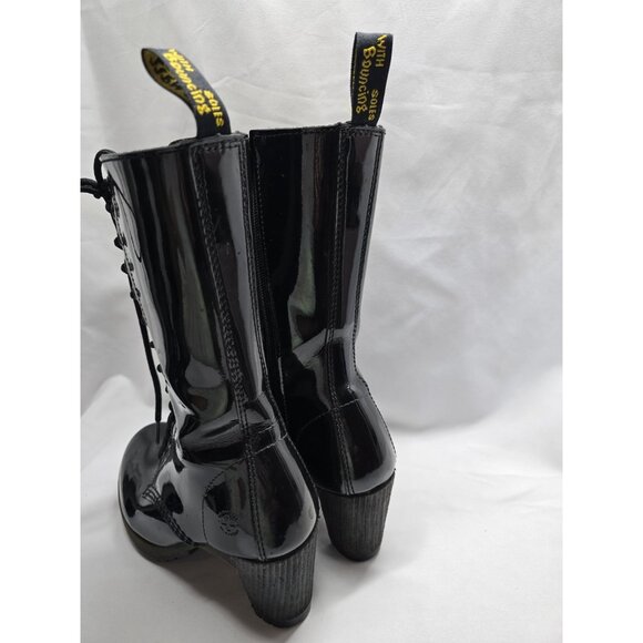 Dr. Martens Women's Dee Limited Edition Diva Collection 14-Eye Black US 7 L UK 5 - Picture 10 of 16